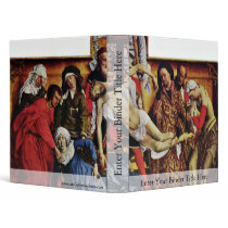 Descent From The Cross By Weyden Rogier Van Der Vinyl Binder