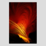 Descent of Fire: Golden Descent  12.5   Art Print