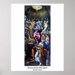 Descent Of The Holy Spirit By El Greco Poster