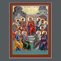 Descent of the Holy Spirit(Pentecost) Prayer Card postcards