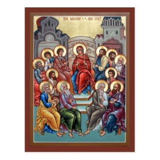 Descent of the Holy Spirit(Pentecost) Prayer Card