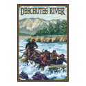Deschutes River Rafting - Bend, OR Travel Poster posters