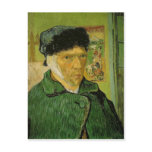 Description: A self-portrait by Vincent van Gogh w Post Card