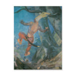 Description: Absalom by the German painter Albert  Post Cards