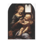 Description Benois Madonna Leonardo da Vinci Oil o Post Card