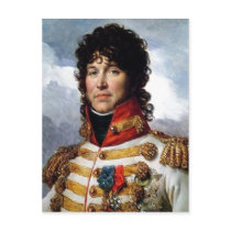 Description Fragment of portrait of Joachim Murat  Post Card