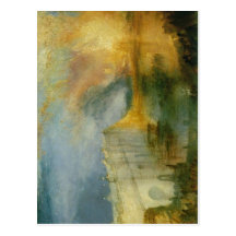 Description J. M. W. Turner - The Burning of the H Post Cards