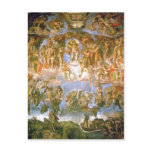 Description Last Judgement - painted by Michelange Postcards