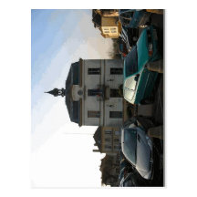 Description Mairie d'Auvers-sur-Oise, vue d'aujour Postcards