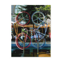 Description Robert Rauschenberg Riding Bikes , Obj Post Cards