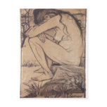 Description Sorrow drawing Wallsall Museum and Art Post Cards