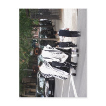 Description Ultra-orthodox Jews in Brooklyn jueus  Post Card