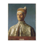 Descrpition Giovanni Bellini Portr?t des Dogen Leo Post Card