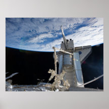 Descubrimiento del transbordador espacial y ISS Impresiones
