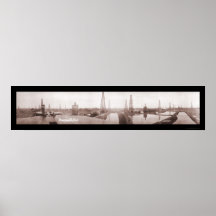 Desdemona Oil Field Photo 1919 Poster
