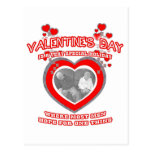Deseo del el día de San Valentín de un hombre Tarjetas Postales