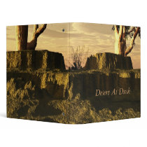 Desert At Dusk Binder by RYS_Designs Desert At Dusk Binder