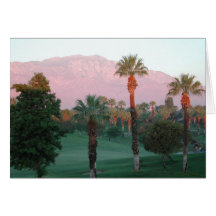 Desert at Sunset Greeting Card