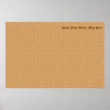 Desert Battle Map Customized Poster