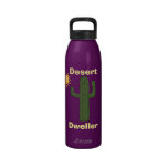 Desert Cactus Sun - Outdoors Lover Reusable Water Bottle