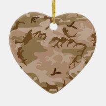 Desert Camo - Brown Camouflage Ornaments