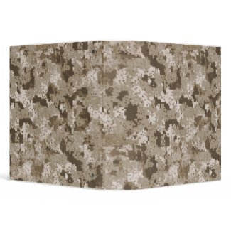 Desert Camouflage Binder binder