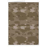 Desert Camouflage Card
