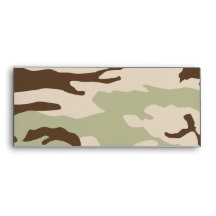 Desert Camouflage Envelopes