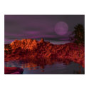 Desert Canyon Island Sunset posters