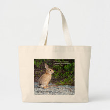Desert Cottontail Rabbit Bags