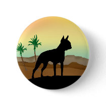 Desert Dog Boston Terrier buttons by dogsandhorses Desert Dog Boston Terrier buttons
