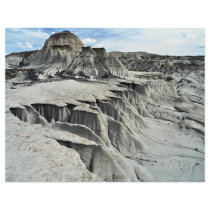 Desert erosion formation, Dinosaur Provincial Park Flyer Design