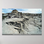 Desert erosion formation, Dinosaur Provincial Park Print