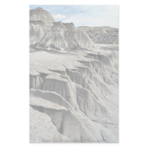 Desert erosion formation, Dinosaur Provincial Park Customized Stationery