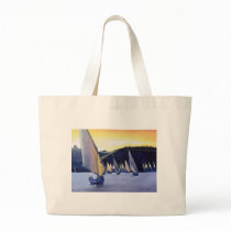 "Desert Ferries" Sailboat Watercolor bags by PaulJacksonart "Desert Ferries" Sailboat Watercolor bags