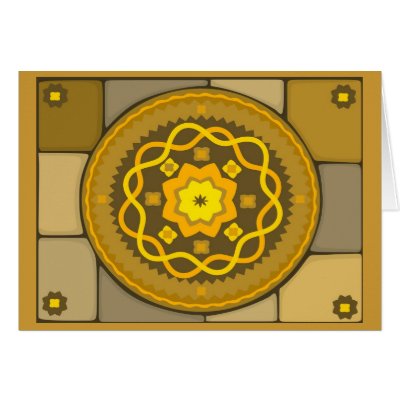 Desert Flower Tile Card by elledeegee