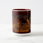 "Desert Heat"" Australian Aboriginal Style Mug