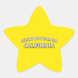 Desert Hot Springs California Star Sticker