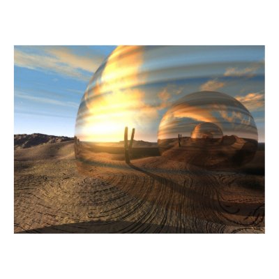 Desert Infinity Poster by Spectral