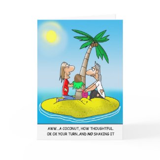 Desert Island Christmas card
