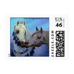 Desert Jewels Arabian horses small postage stamp