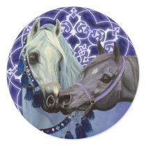 Desert Jewels Arabian horses stickers by Fine_Art_of_Morgane Desert Jewels Arabian horses stickers