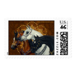 Desert Kings Arabian horses medium postage stamp