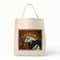 Desert Kings Arabian horses tote bag by Fine_Art_of_Morgane Desert Kings Arabian horses tote bag