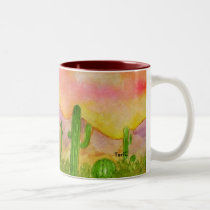 Desert Landscape - Customized mugs