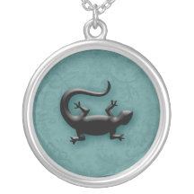 Desert Lizard in 3D Pendant