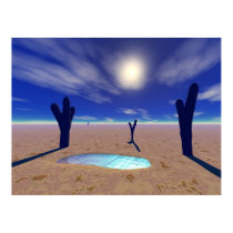 Desert Oasis (cropped) posters