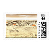 Desert Orbs Postage Stamps