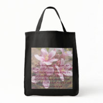 Desert Pink: Love is - Grocery Tote bags