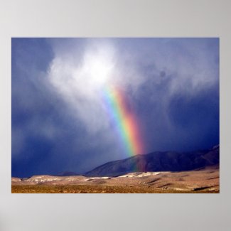 desert rainbow print